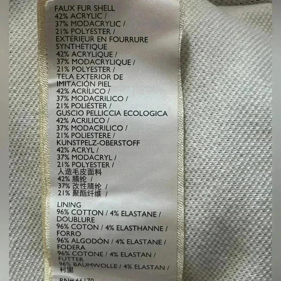 Anthropologie “Brenna” Faux Fur “Teddy” Short Coat In Cream Extra Small EUC! - Picture 14 of 16